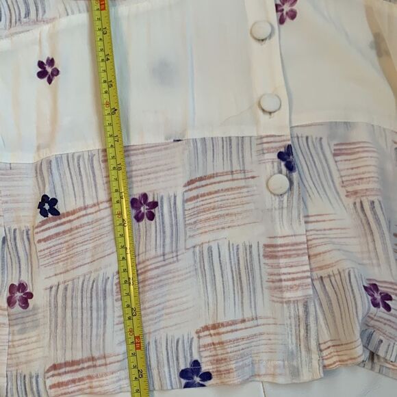 Meeks Rayon Blouse. Size M - Picture 6 of 9